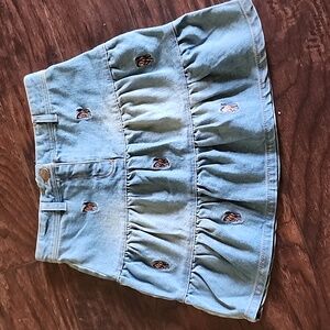 Girls Denim Skirt